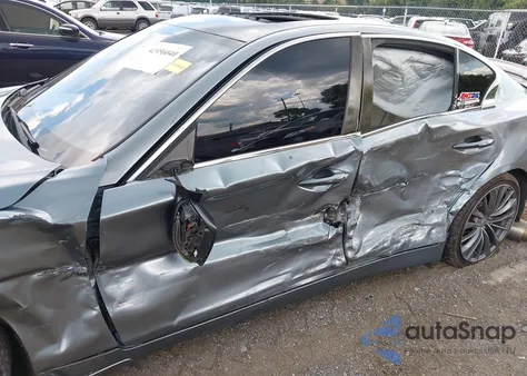 2016 Infiniti Q50 3.0T Premium z USA, uszkodzony, nr VIN JN1EV7AP6GM306346